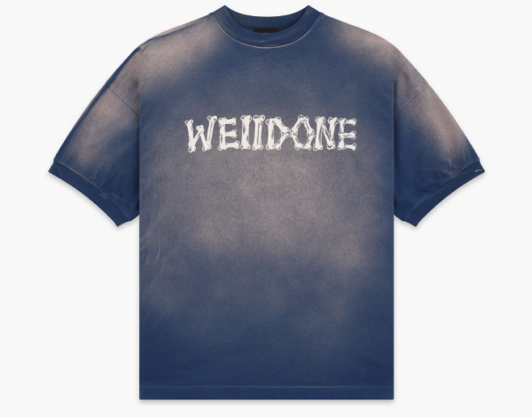 Welldone Bleached Blue T shirt