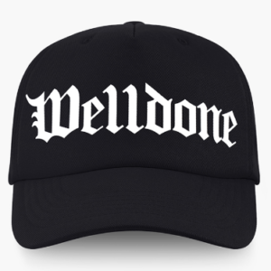 Welldone Gothic Baseball Black Cap
