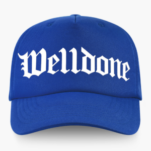Welldone Gothic Baseball Blue Cap
