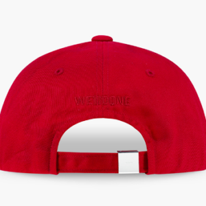 Welldone Washed Red Printed Cap